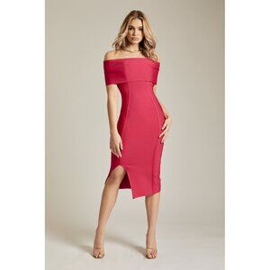 ALIEVA MIEL dress off the shoulder bandage bodycon MEDIUM